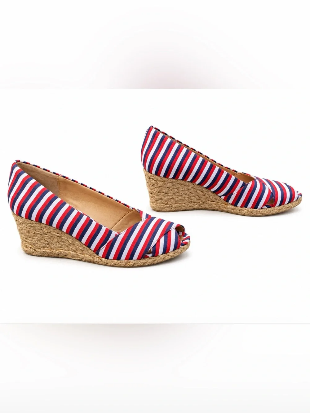 Adrienne Vittadini Bailee Espadrille Wedge Size 9